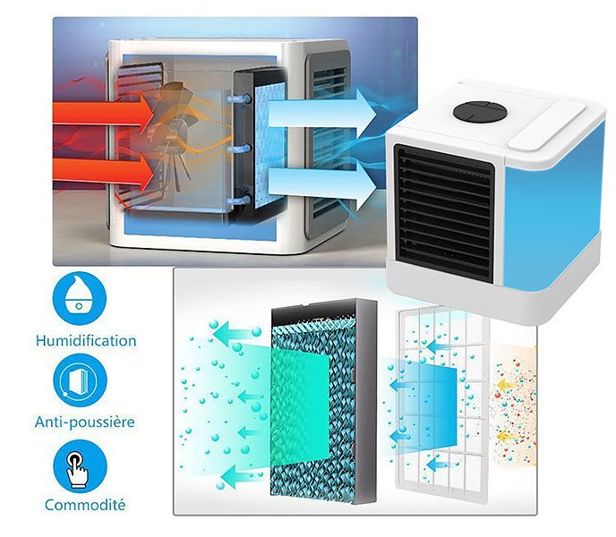 Quạt hơi nước mini để bàn Arctic Air A55121