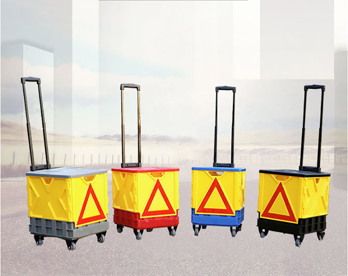 Xe kéo hàng hình hộp vuông có nắp đậy  LeHui TC07
