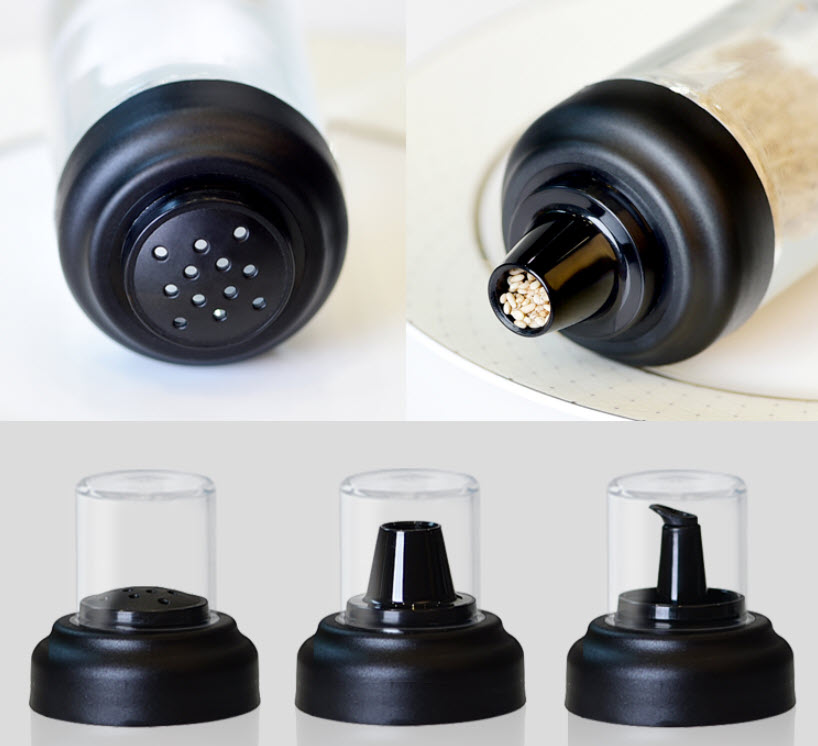 Bộ hũ gia vị thủy tinh 6 món Xibi XB02
