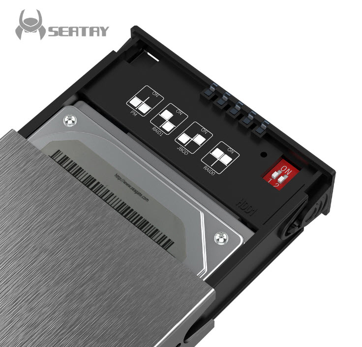 Box đựng 2 ổ cứng 2.5 inche hỗ trợ raid Seatay HD229