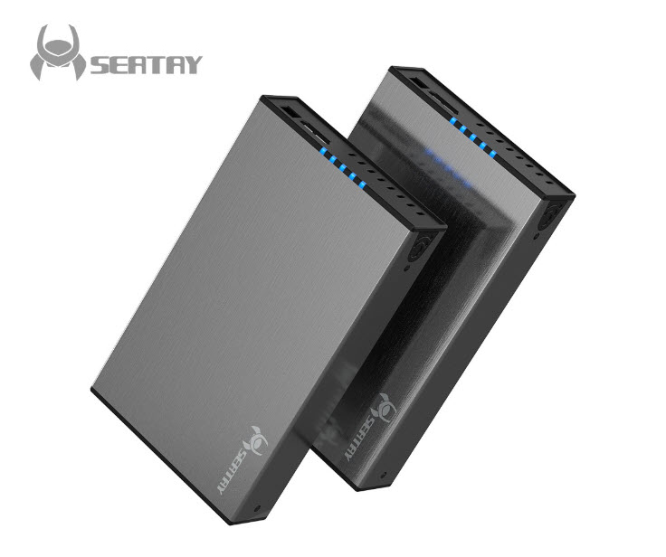 Box đựng 2 ổ cứng 2.5 inche hỗ trợ raid Seatay HD229
