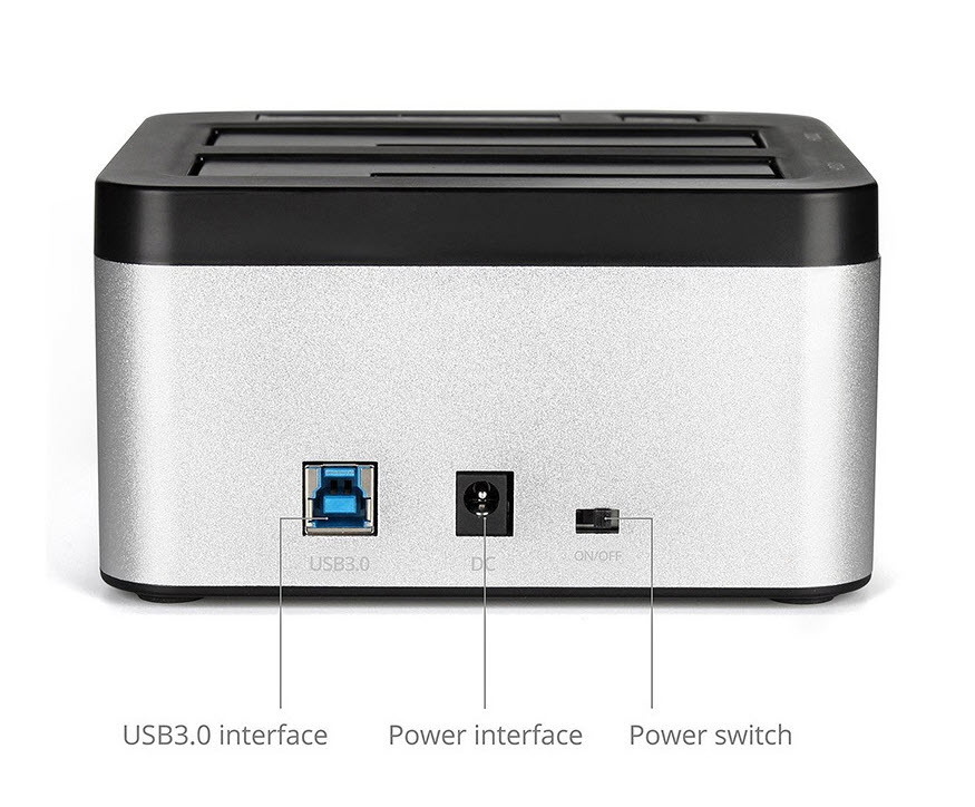 Dock gắn ổ cứng đôi Seatay HD622