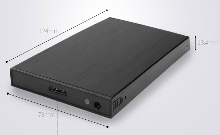 Box đựng ổ SSD 2.5 inche Seatay HD218