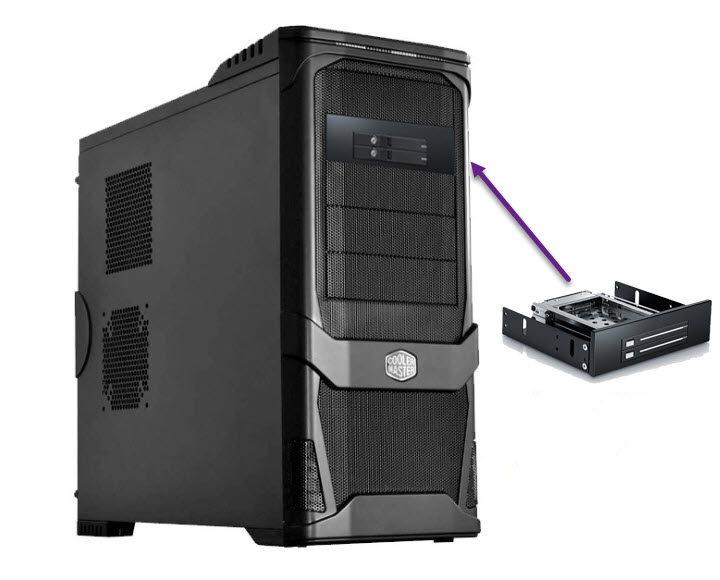 Khay đựng ổ SSD gắn trong PC Seatay HD510