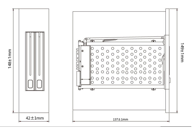 Khay đựng ổ SSD gắn trong PC Seatay HD510