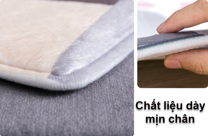 Thảm lót chân vải cotton Dexi DX004.
