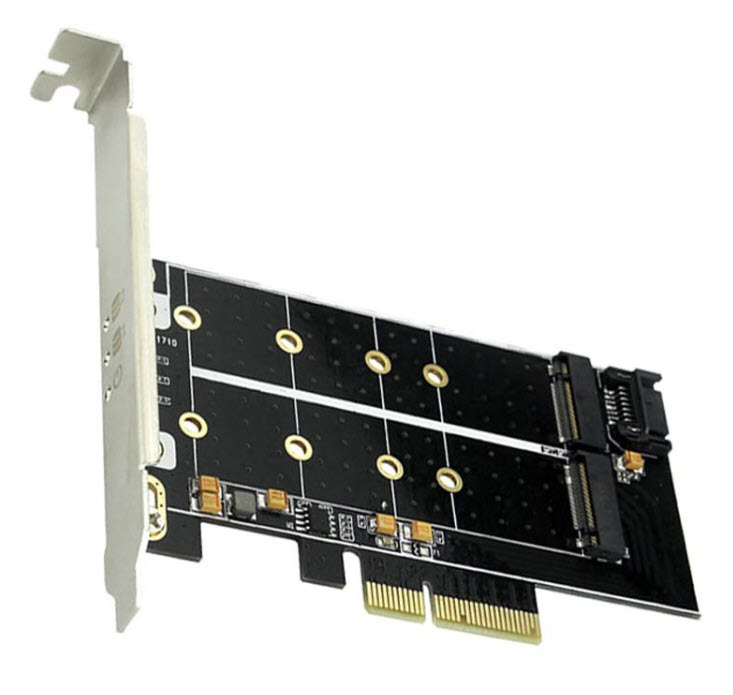 Card gắn ổ SSD M2 sang chuẩn PCI Shule CNP02