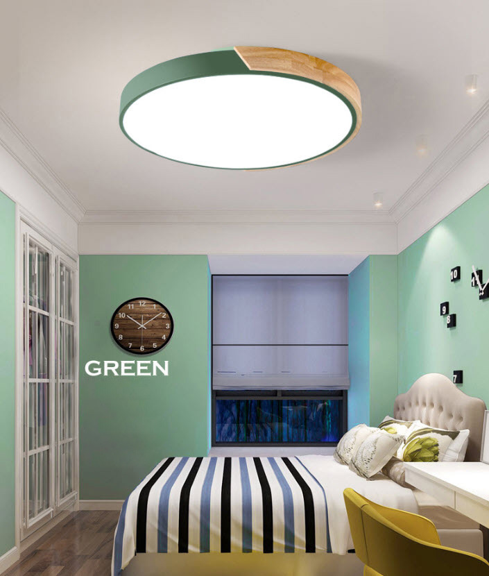 Đèn trần đèn gắn trần led dùng remote Yixi YX8009.