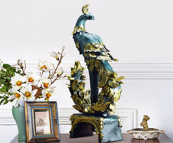 Decor trang trí mẫu phượng hoàng Jianlin JL005