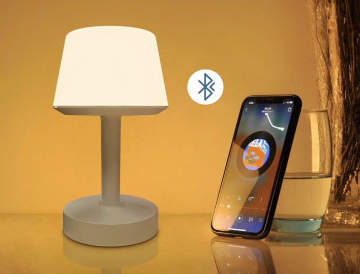 Đèn để bàn loa bluetooth 3w Yoze YZ019.