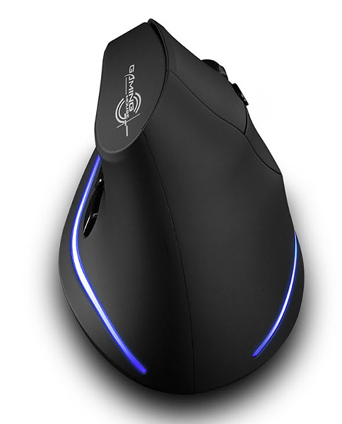 Chuột dọc không dây chơi game 2.4GHz có đèn led Zelotes F35