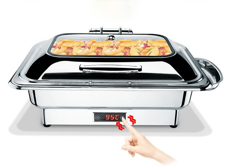Nồi hâm nóng thức ăn buffet bằng điện 9L Bedin D016