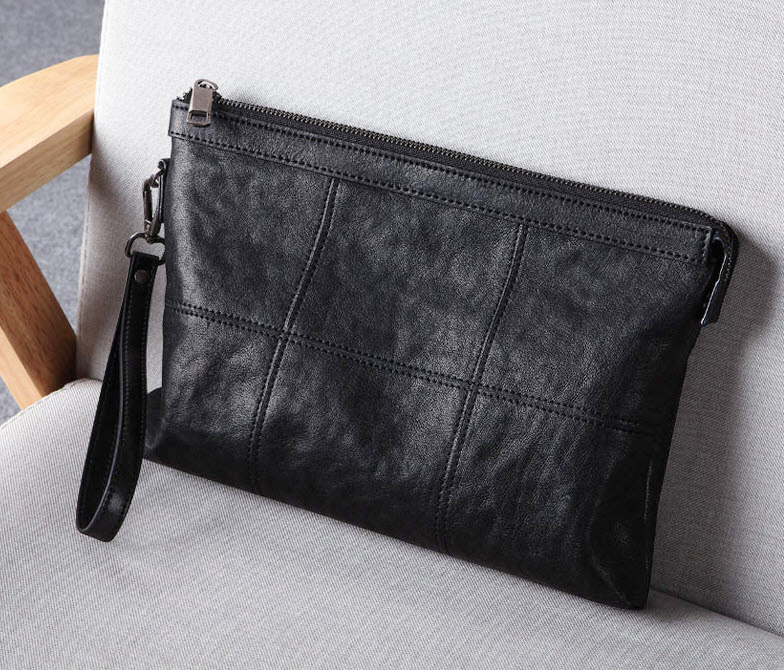 Bóp ví nam men wallet cầm tay da bò Feger FG06163