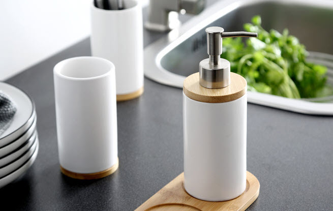 Bộ đồ dùng nhà tắm gốm sứ StarRice SR002