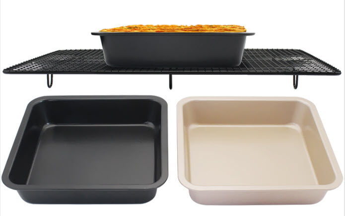 Khay nướng bánh vuông 22cm ShengKun SK3080