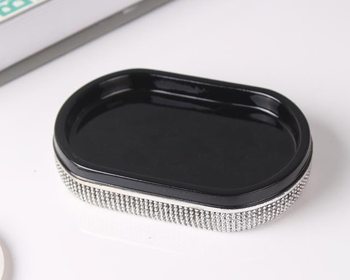 Bộ đồ dùng nhà tắm 6 món resin đính hạt KSL006