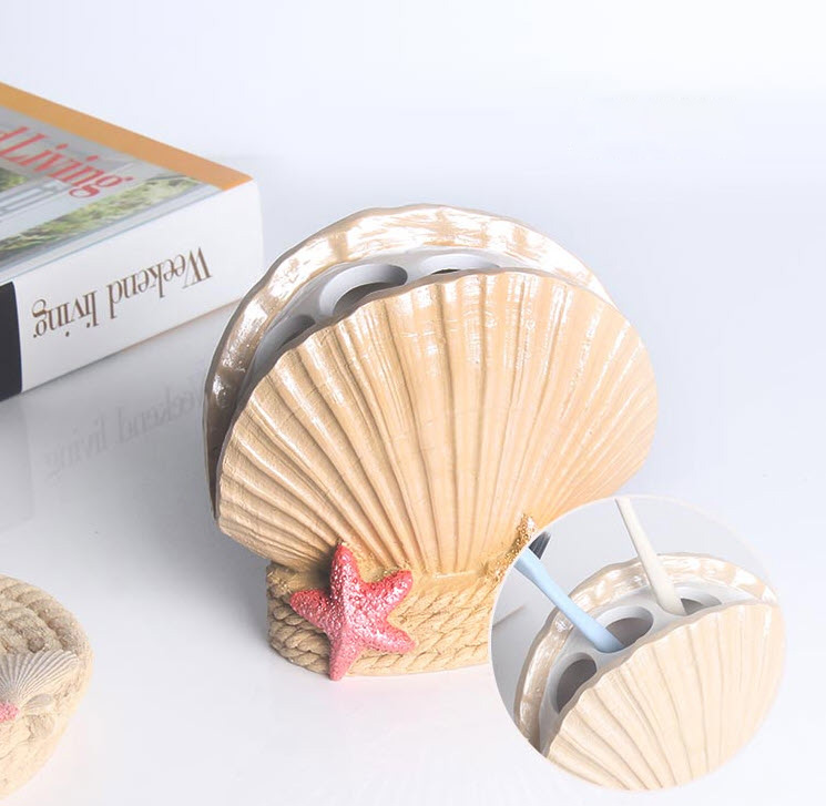 Bộ đồ dùng nhà tắm 6 món phong cách biển cả KSL007