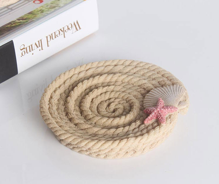 Bộ đồ dùng nhà tắm 6 món phong cách biển cả KSL007