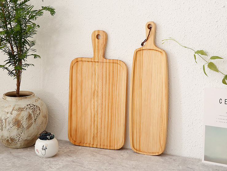 Khay gỗ đựng đồ ăn, đồ nướng bbq cho nhà hàng quán nướng KYS2596