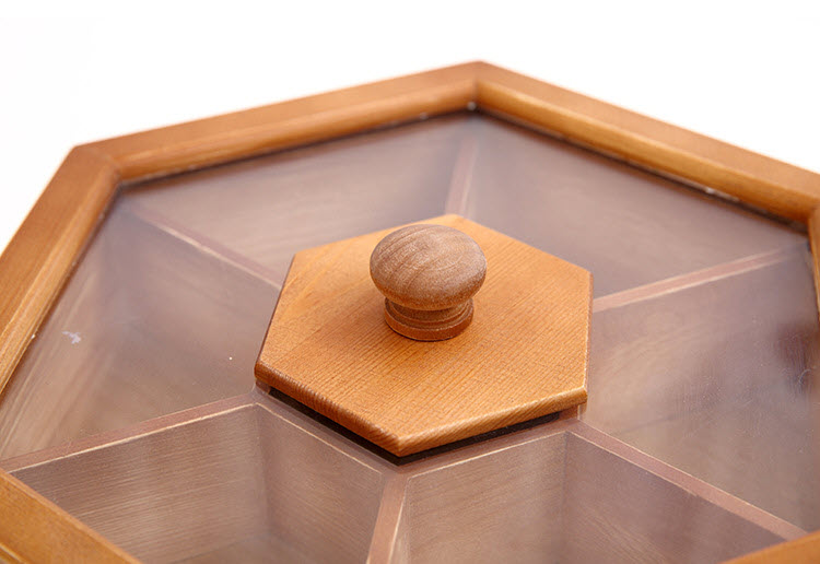 Hộp đựng bánh kẹo gỗ mun Kiyoshi KYS006