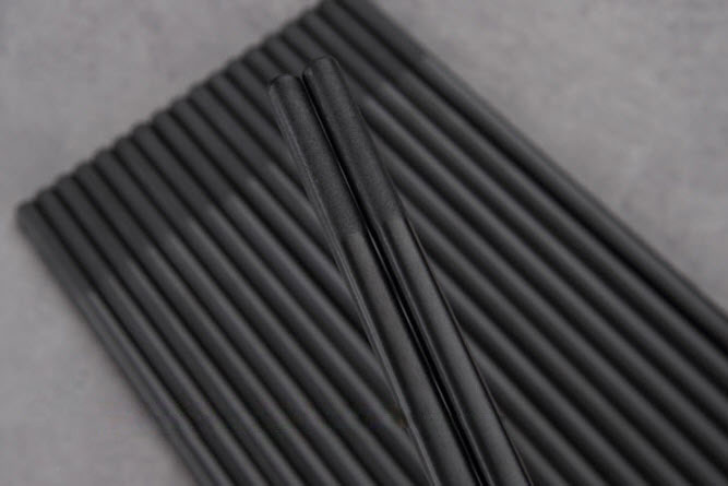 Đũa ăn melamine đuôi mạ vàng KMD Q4933