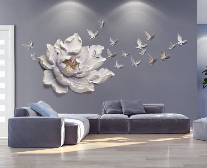 Hoa 3D trang trí tường ArtTime DIY01A
