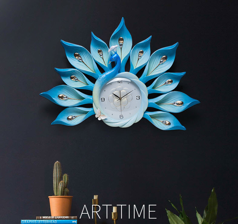 Đồng hồ treo tường 3D Peacock ArtTime ZB0060