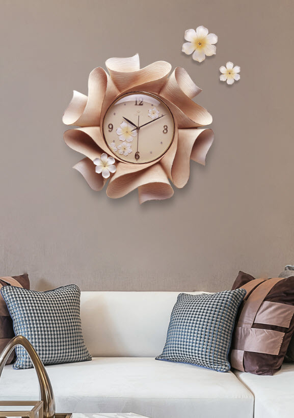 Đồng hồ treo tường 3D bông hoa ArtTime ZB0022A