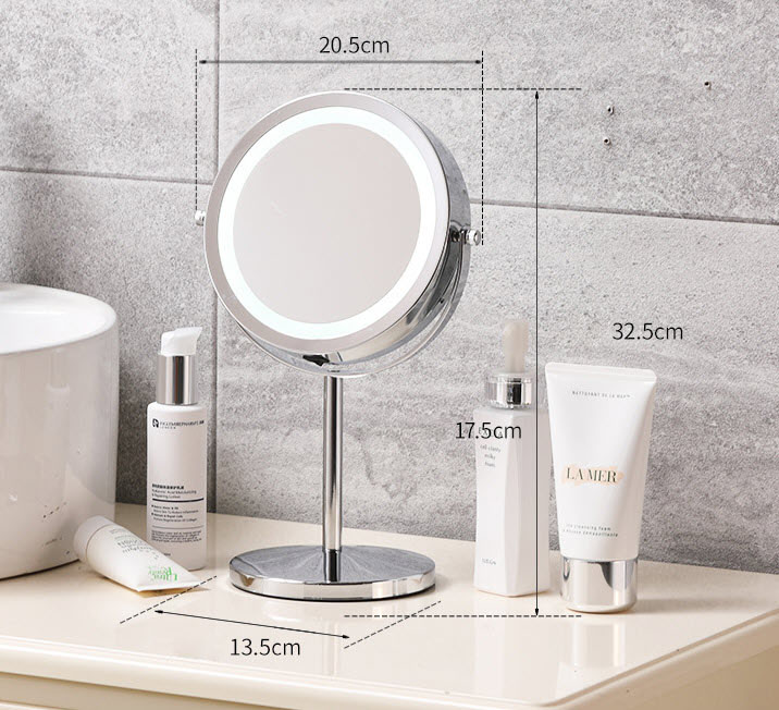 Gương trang điểm để bàn có đèn Tuqiang F1009