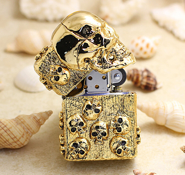 Bật lửa hộp quẹt Zippo mạ vàng ZBT3185A