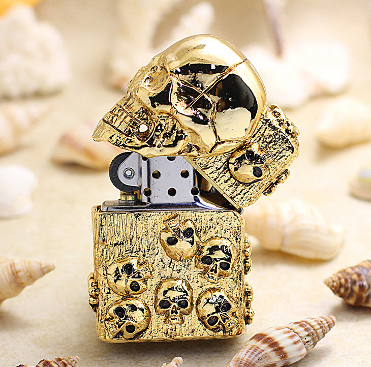 Bật lửa hộp quẹt Zippo mạ vàng ZBT3185A