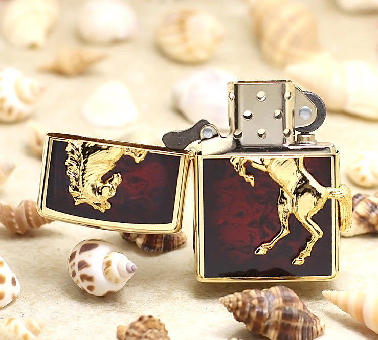 Bật lửa hộp quẹt Zippo mạ vàng ZBT53A