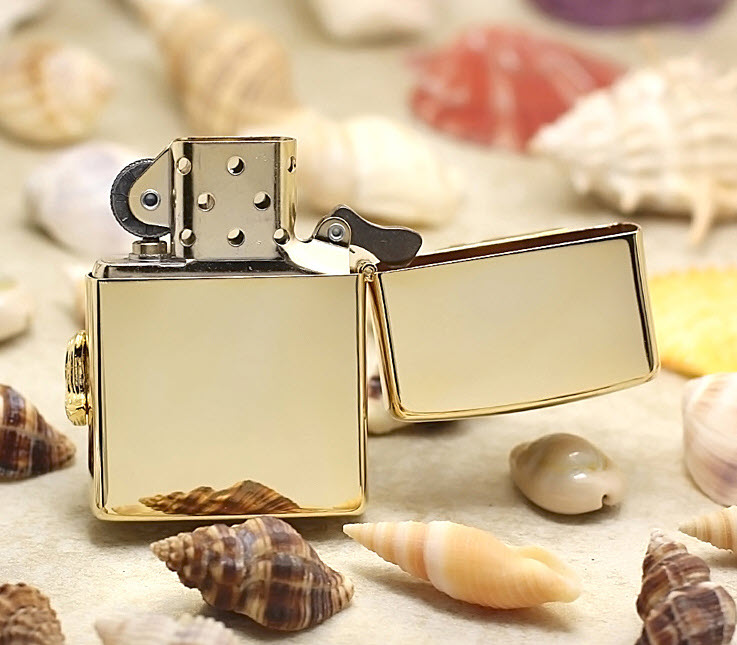Bật lửa hộp quẹt Zippo mạ vàng ZBT53A