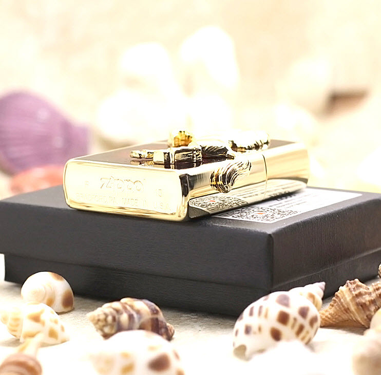 Bật lửa hộp quẹt Zippo mạ vàng ZBT53A