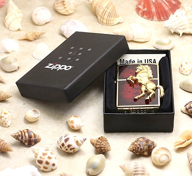 Bật lửa hộp quẹt Zippo mạ vàng ZBT53A