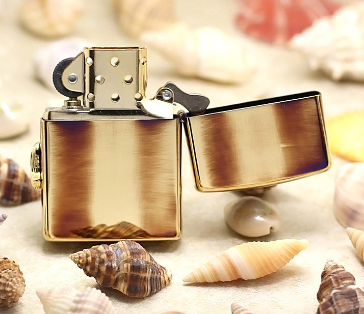 Bật lửa hộp quẹt mạ vàng Zippo ZBT53C