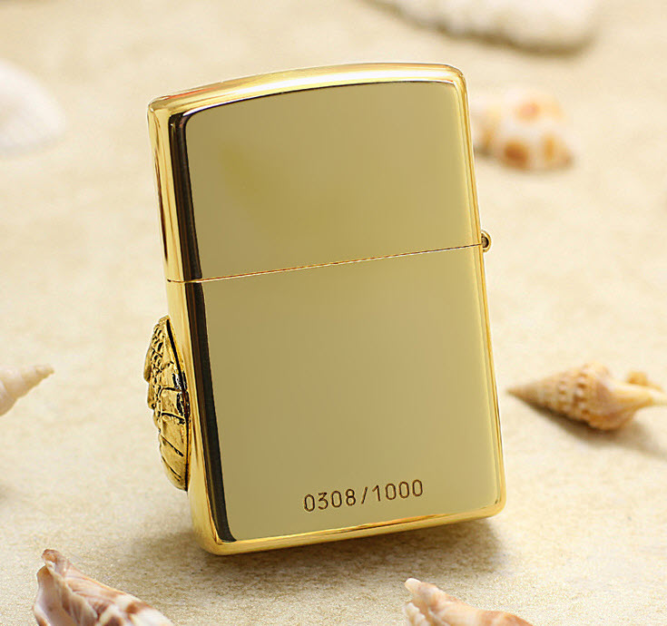 Bật lửa hộp quẹt mạ vàng Zippo ZBT64230198