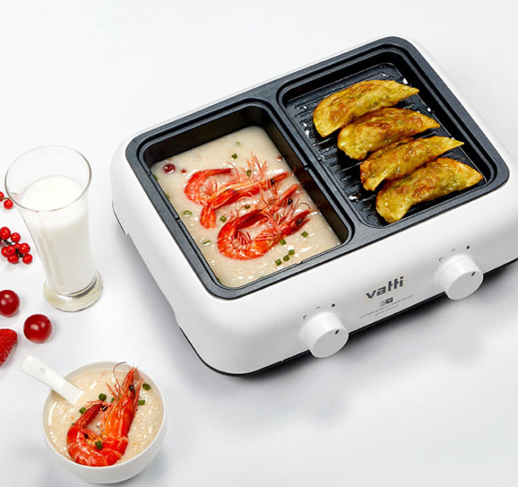 Nồi lẩu vỉ nướng bếp đa năng Vatti VAT001