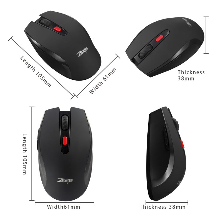 Chuột vi tính không dây Zelotes F13