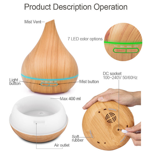 Máy tạo ẩm phun sương kết nối wifi Nagomi YX314