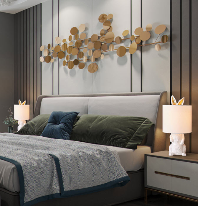 Đèn để bàn đèn đầu giường thỏ trắng Outernlux YC8030