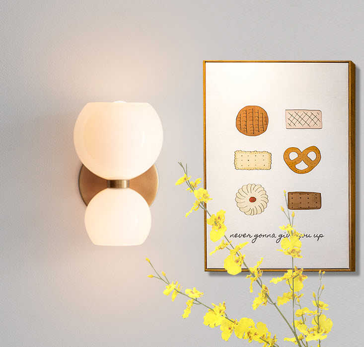 Đèn tường led bóng thủy tinh Reble HH056