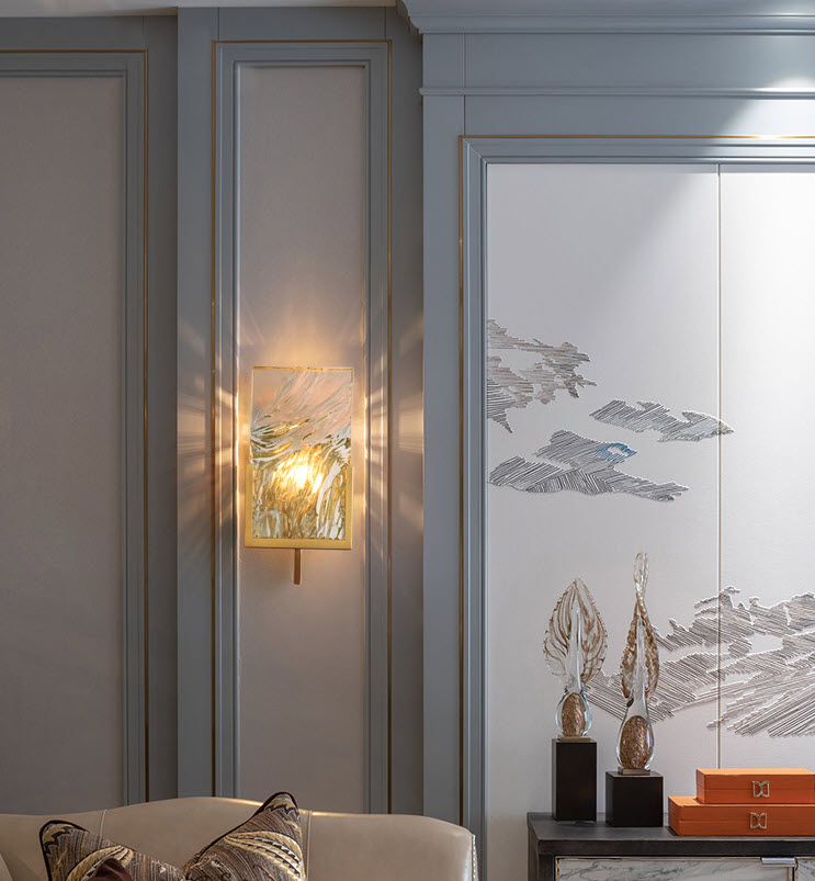 Đèn tường đèn pha lê gắn tường Reble QP13
