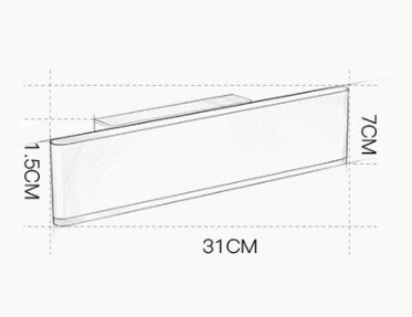 Đèn tường đèn gắn đầu giường Keyan MB8317