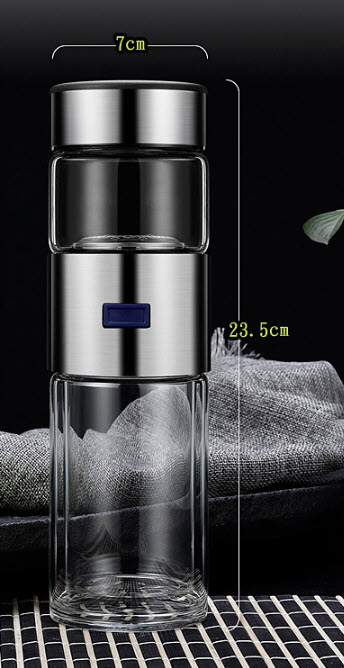 Bình ủ trà thủy tinh cách nhiệt 400ml Kaxifei K811