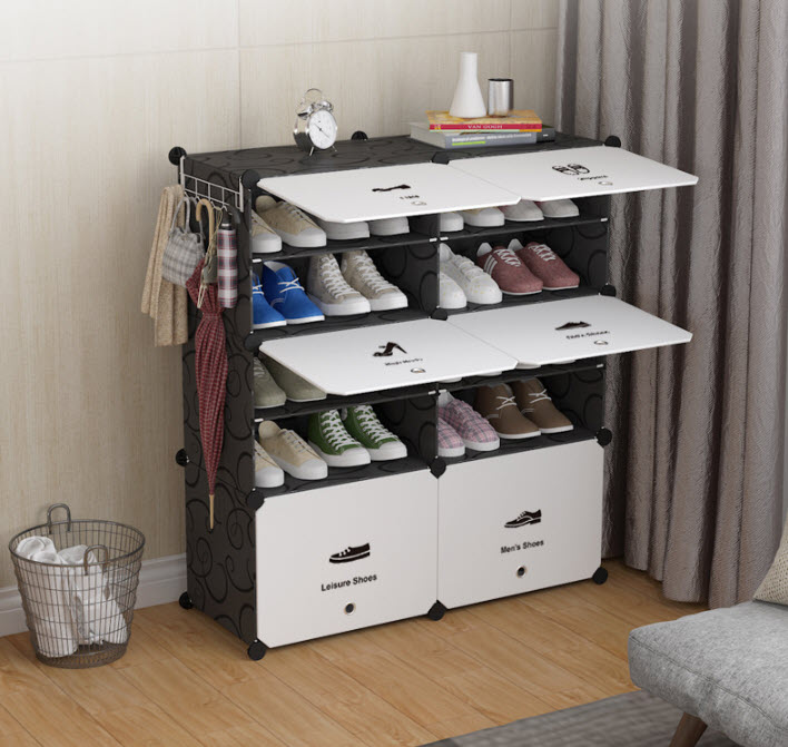 Tủ đựng giày lắp ráp nhiều ngăn Vanden VD023