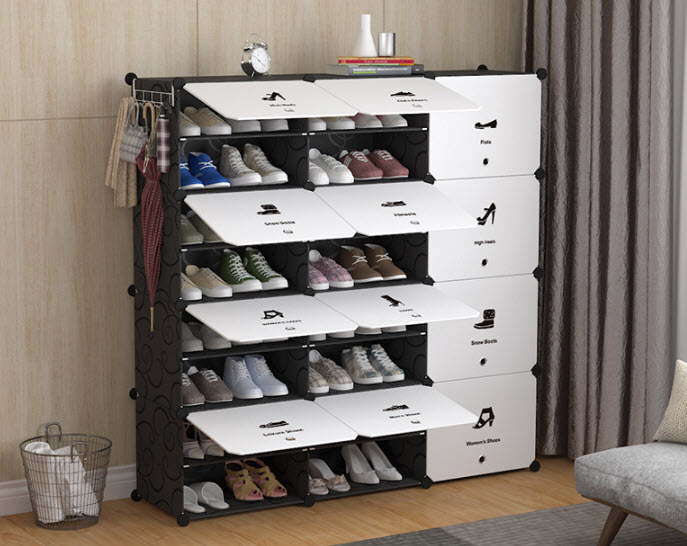 Tủ đựng giày lắp ráp nhiều ngăn Vanden VD023