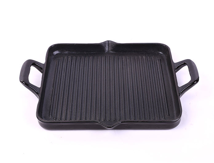 Chảo gang vỉ gang nướng thịt 29x26cm Jinghui FX2926