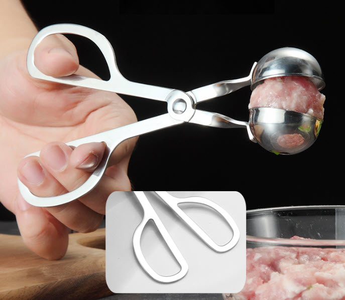 Kẹp gắp làm thịt viên inox 304 SSGP SSOM001
