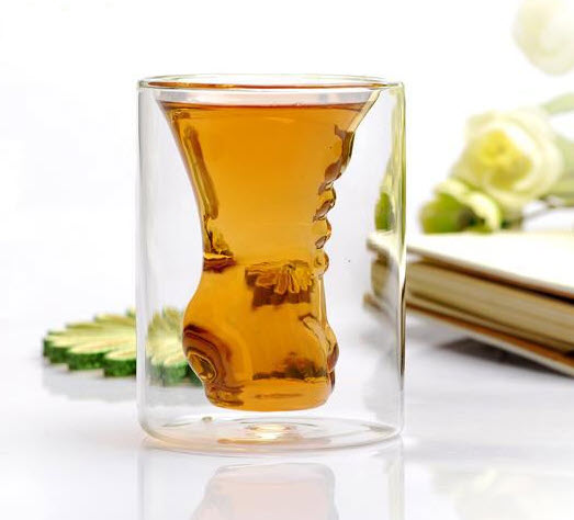 Ly uống whisky thủy tinh 2 lớp 150ml OEM YS008
